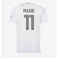AC Milan Christian Pulisic #11 Bortatröja Kvinnor 2023-24 Korta ärmar